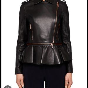 Ted Baker Ahfiraa leather Biker Jacket